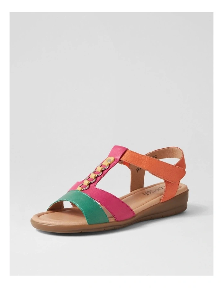 Frankie2 Bright Multi Leather Sandals image 2