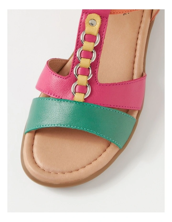 Frankie2 Bright Multi Leather Sandals image 4
