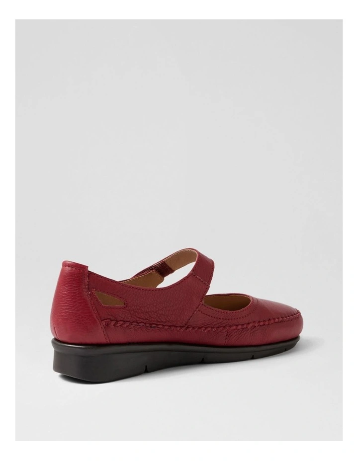 Peregrine Cherry Leather Flat Shoes image 3