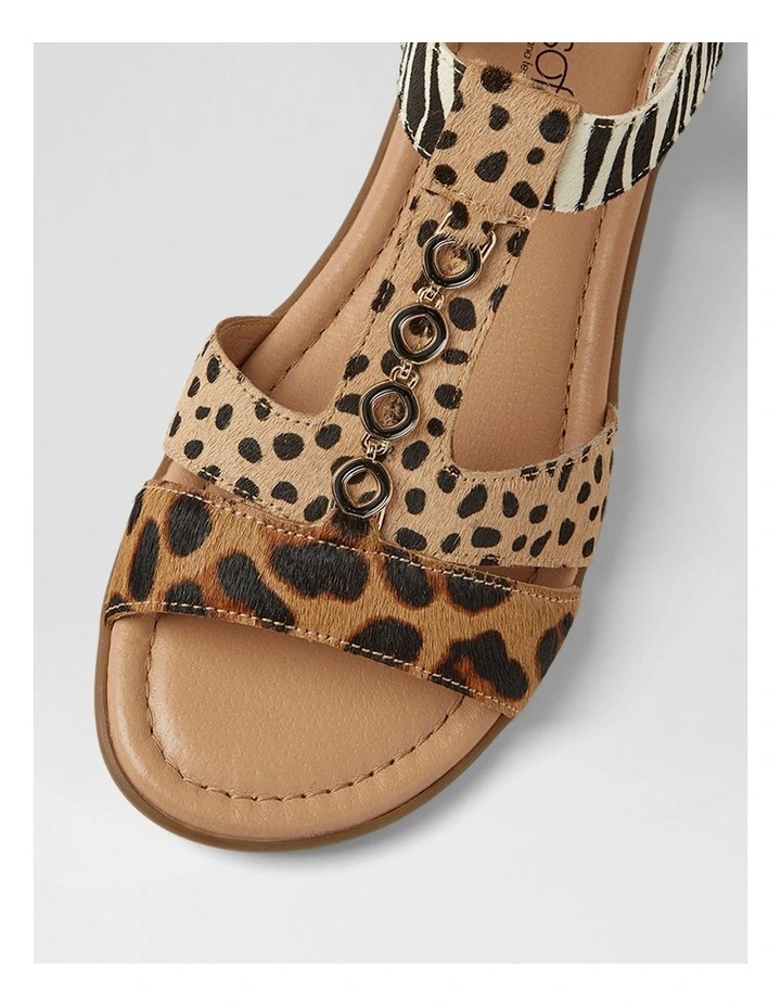 Ferraro 2 Leopard Multi Sandals image 4