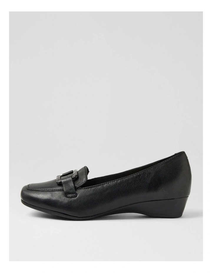 Rosse Black Leather Shoes image 1