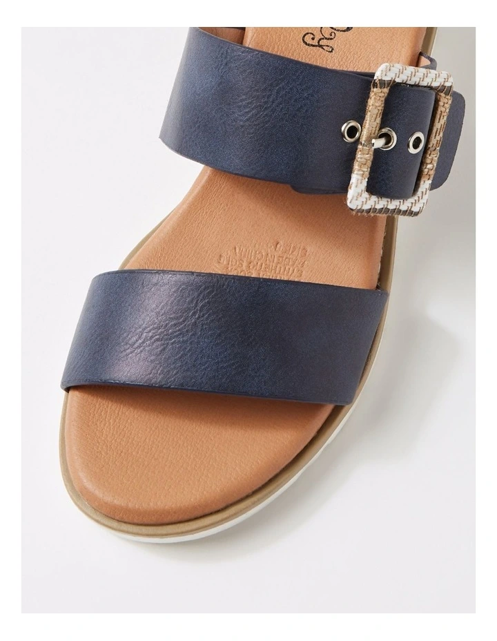 Riccardu Navy Multi Sandals image 4