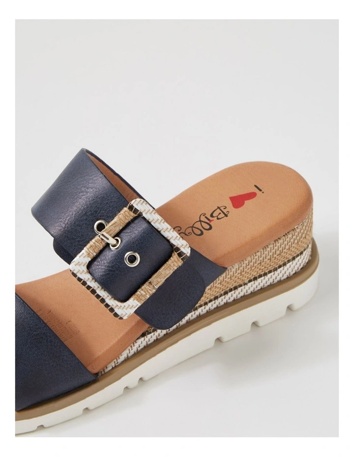 Riccardu Navy Multi Sandals image 5