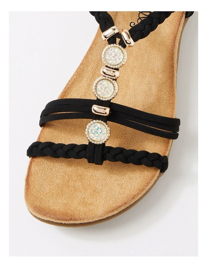 Franki Black Multi Sandals image 4