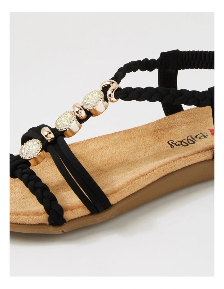 Franki Black Multi Sandals image 5