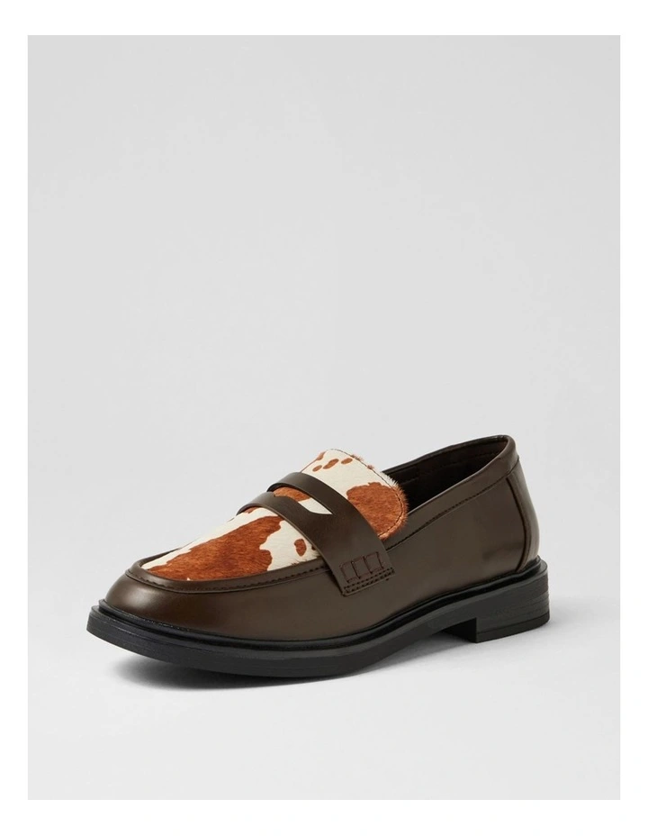 Marko Choc Cow Leather Flat Shoes image 2
