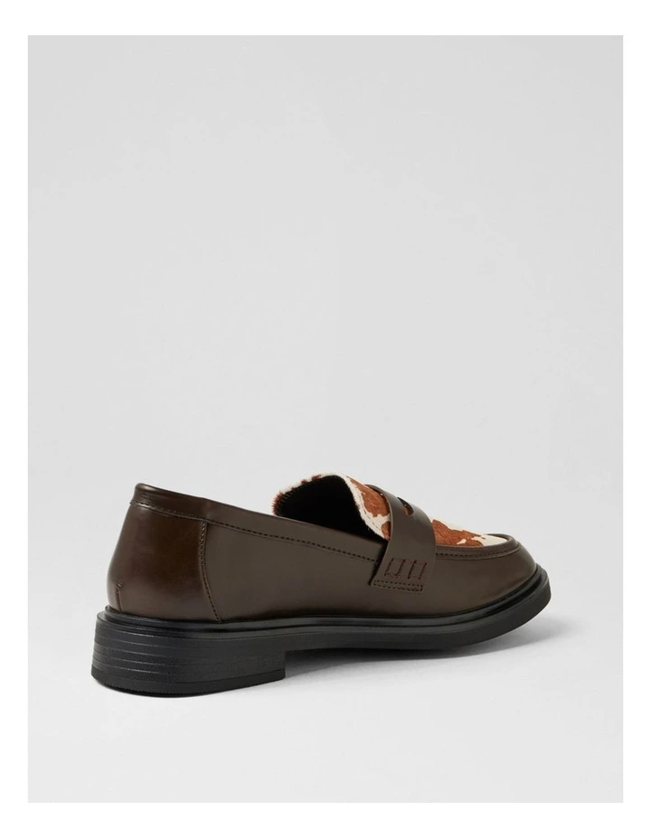 Marko Choc Cow Leather Flat Shoes image 3