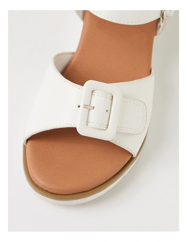 Rampton White Sandals image 4