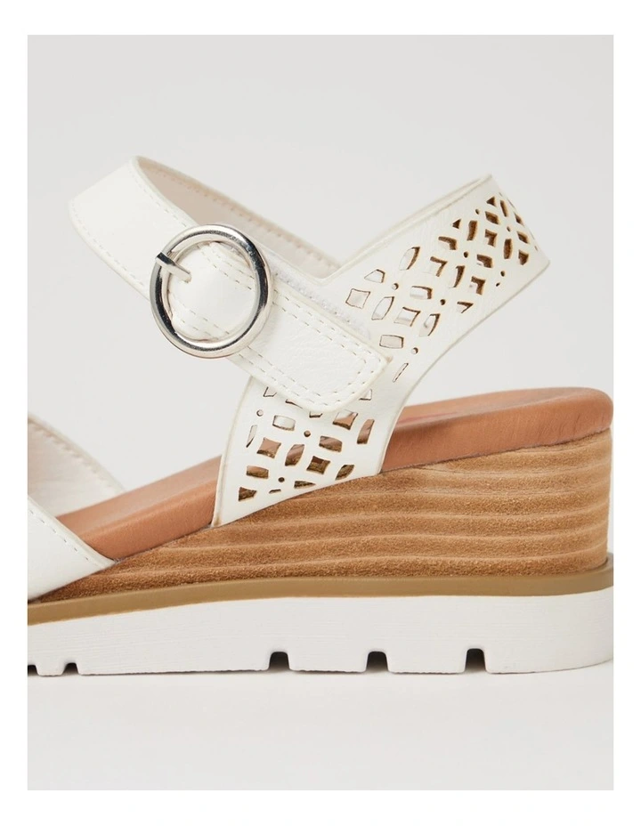 Rampton White Sandals image 5