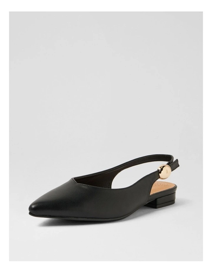 Foosh W Black Flat Shoes image 2
