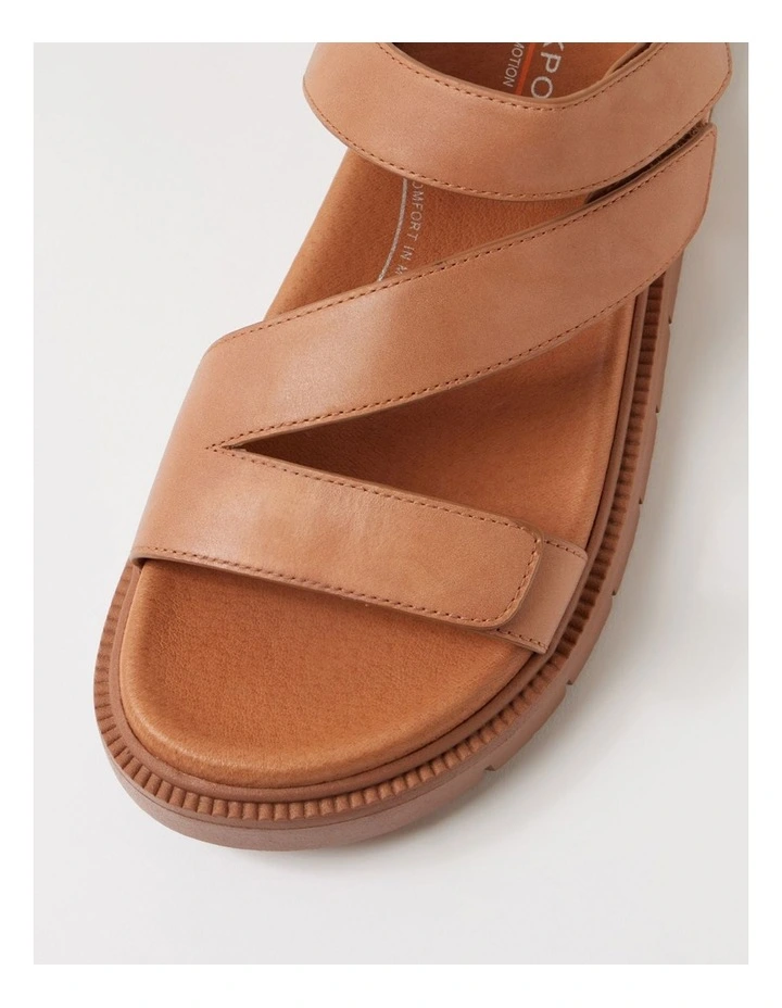 Hamilton Tan Leather Sandals image 4