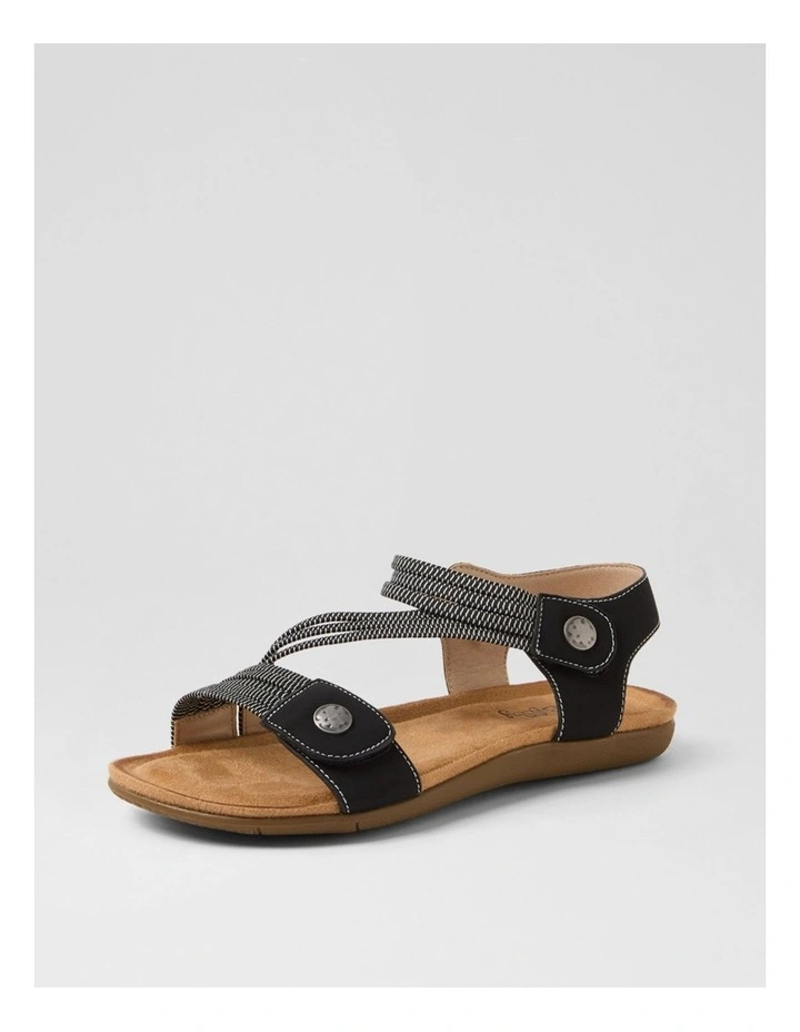 Faang Black Sandals image 2