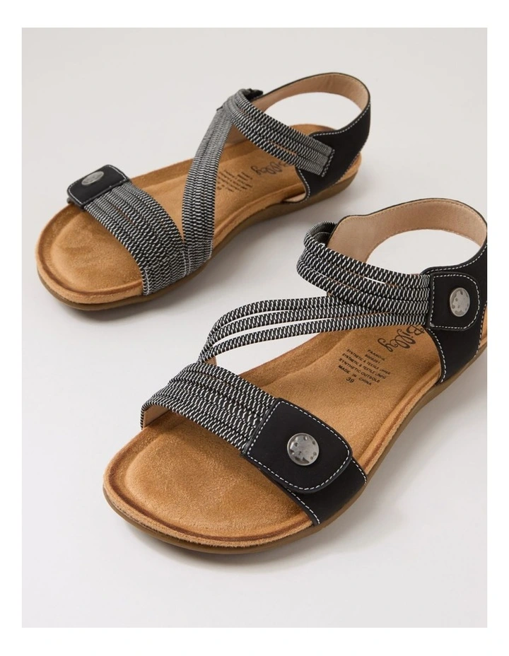 Faang Black Sandals image 5
