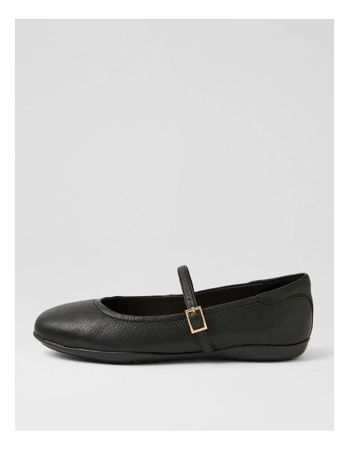 Aurora Black Leather Mary Janes image 1