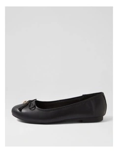 Dreamie Black Flat Shoes