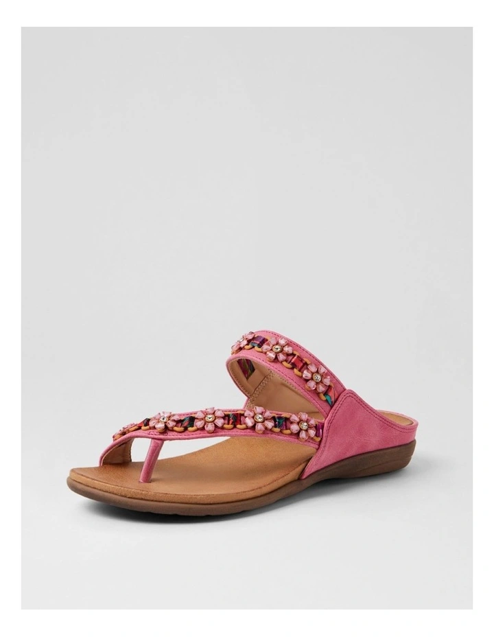 Olotto Fuchsia Nubuck Pu Thongs image 2