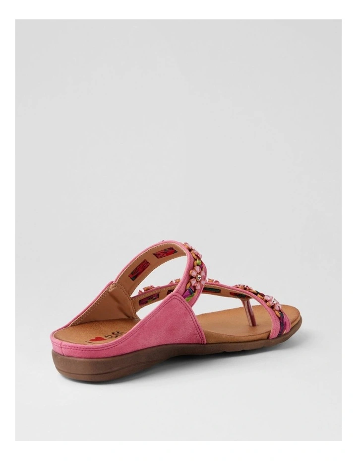 Olotto Fuchsia Nubuck Pu Thongs image 3