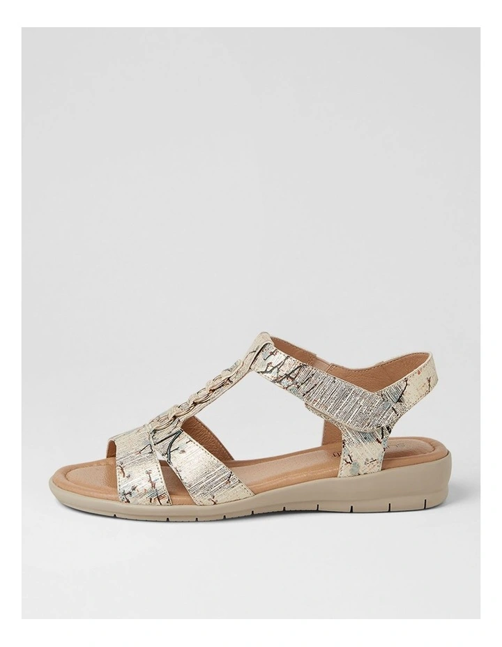 Frankie 2 Japanese Blossom Almond Leather Sandals image 1