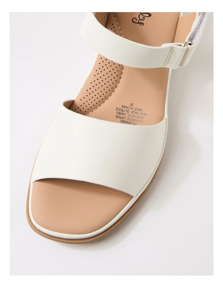 Parkie White Sandals image 4