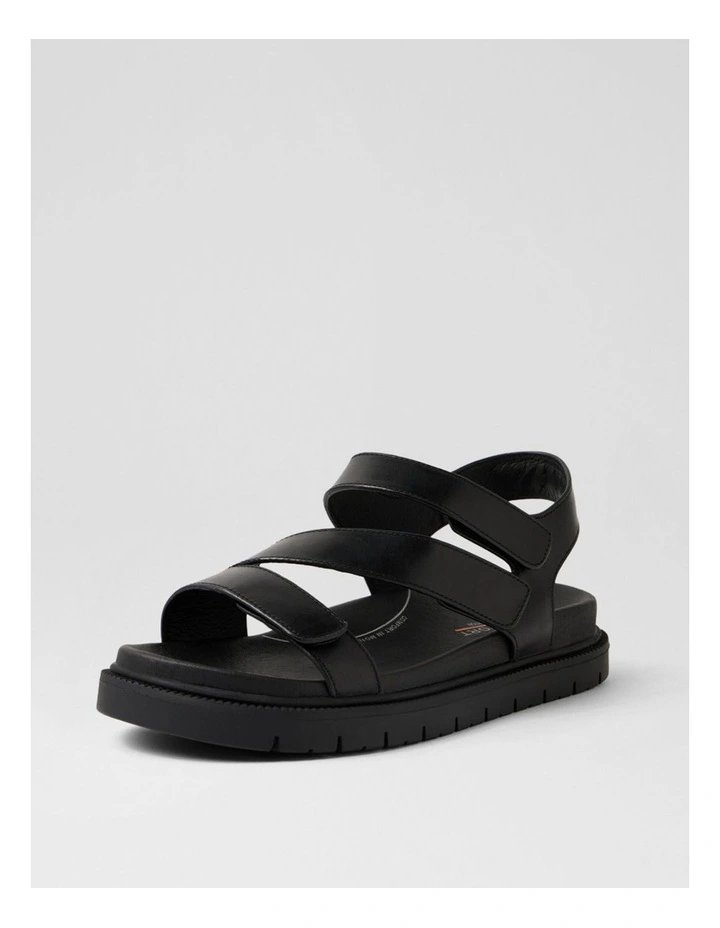 Hamilton Black Leather Sandals image 2
