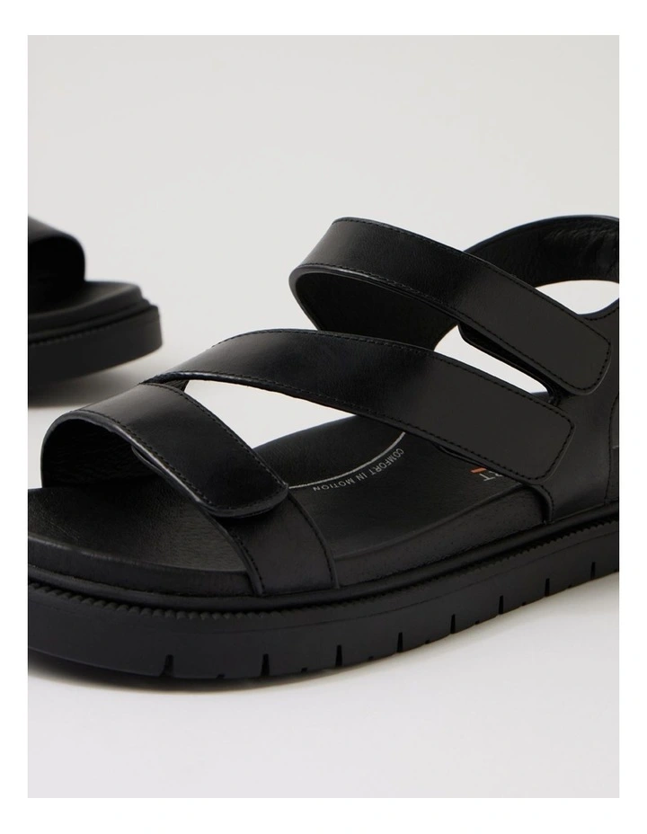 Hamilton Black Leather Sandals image 5