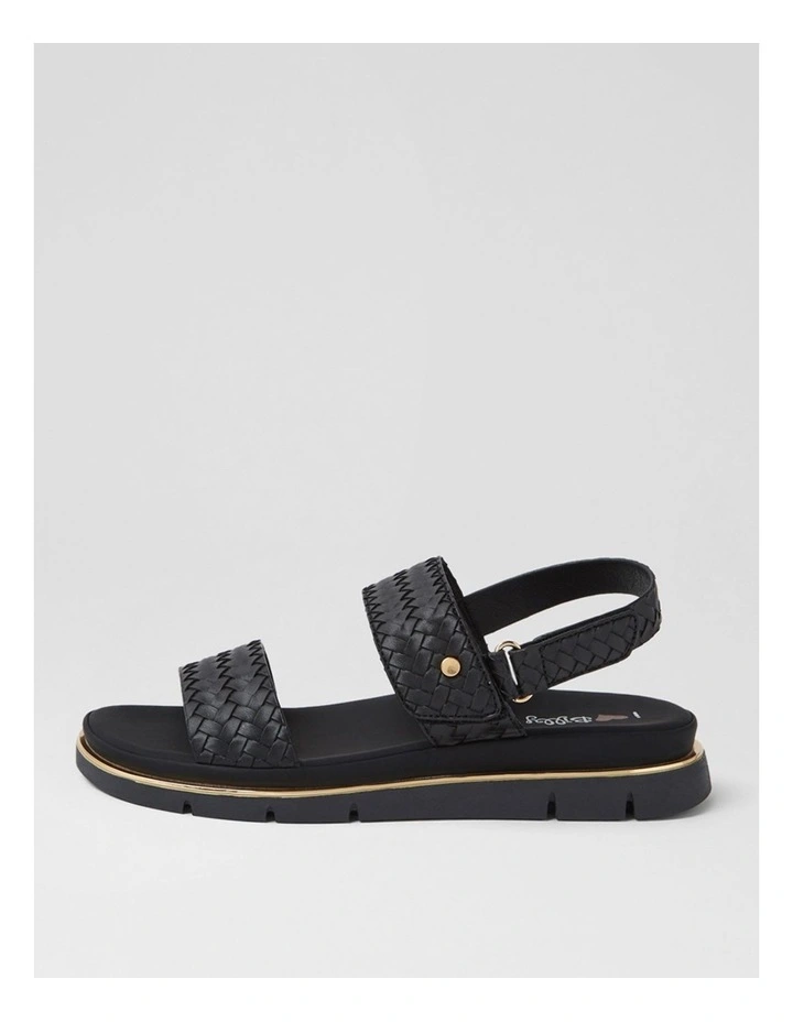 Bizzkit Black Weave Black Sandals image 1