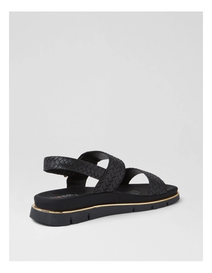 Bizzkit Black Weave Black Sandals image 3