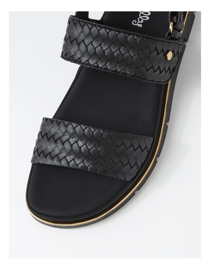 Bizzkit Black Weave Black Sandals image 4