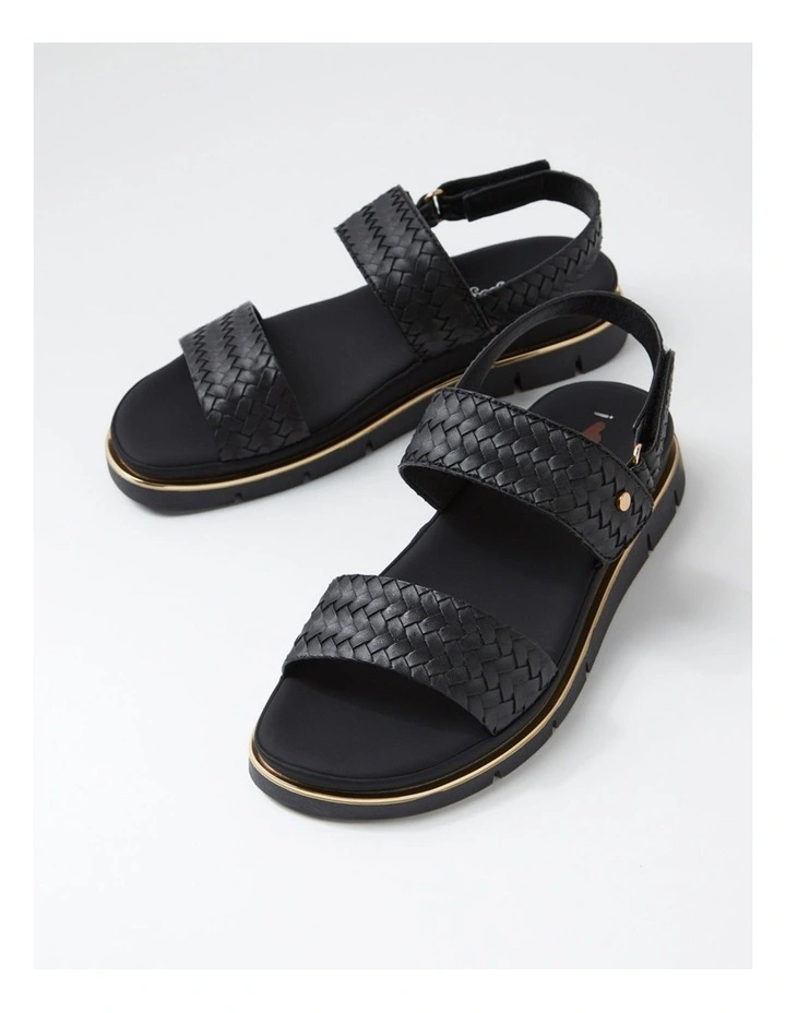 Bizzkit Black Weave Black Sandals image 5