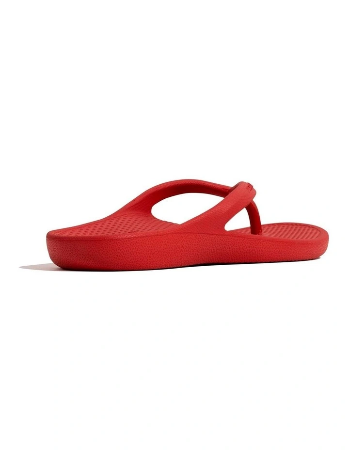 Archline Orthotic Foam Thongs Arch Support Flip Flops Orthopedic Rebound - Red image 5