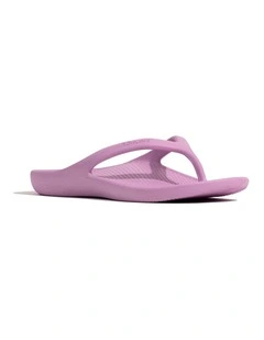 Archline Orthotic Foam Thongs Arch Support Flip Flops Orthopedic Rebound - Lilac