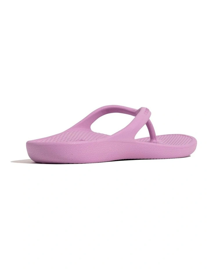 Archline Orthotic Foam Thongs Arch Support Flip Flops Orthopedic Rebound - Lilac image 4