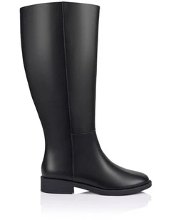 Gabe Wide Calf Tall Boot - Black