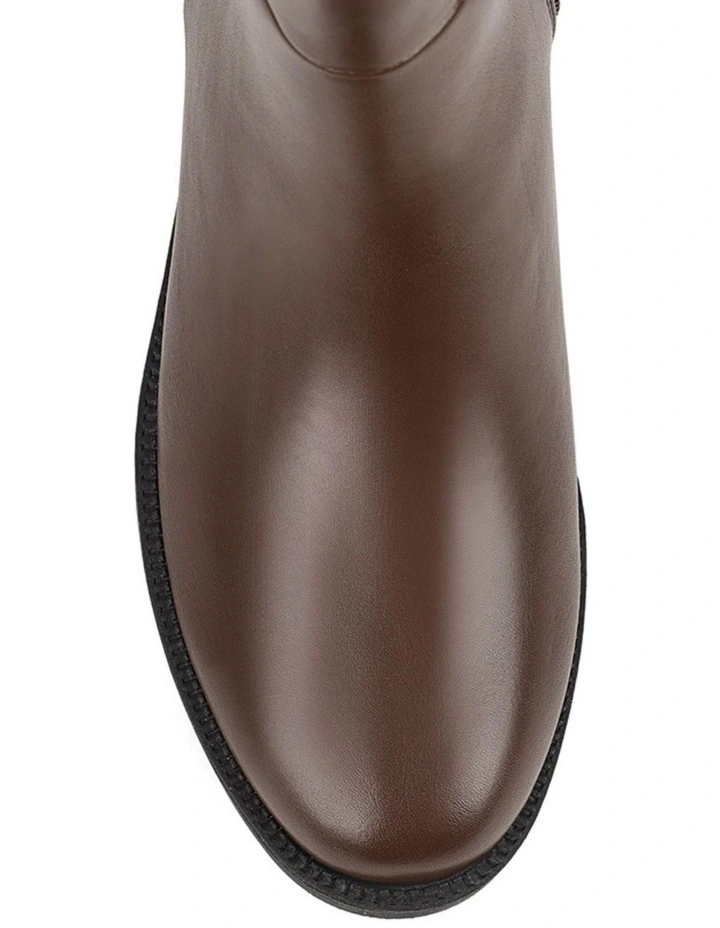 Gabe Wide Calf Tall Boot - Chocolate Brown image 3