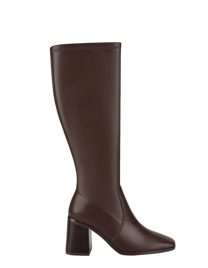 Liza Knee High Boots - Chocolate Brown image 1
