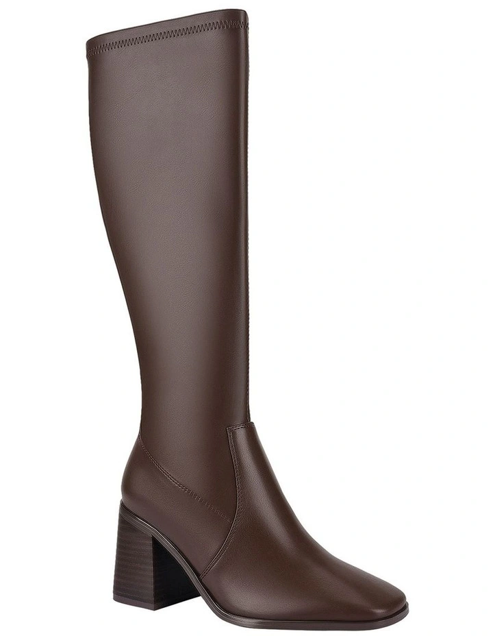 Liza Knee High Boots - Chocolate Brown image 2