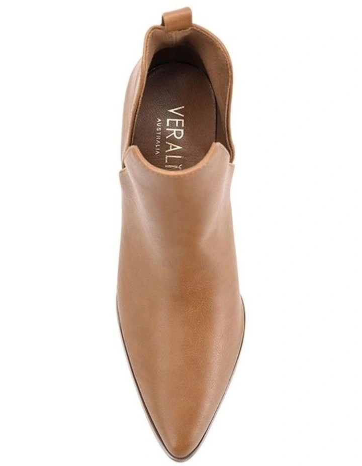 Fierce Cut Out Ankle Boots - Tan Softee image 3