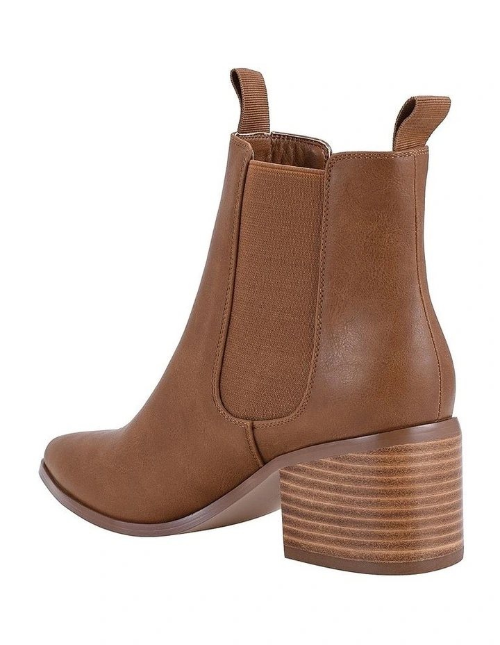 Filo Chelsea Ankle Boots - Tan Softee image 4