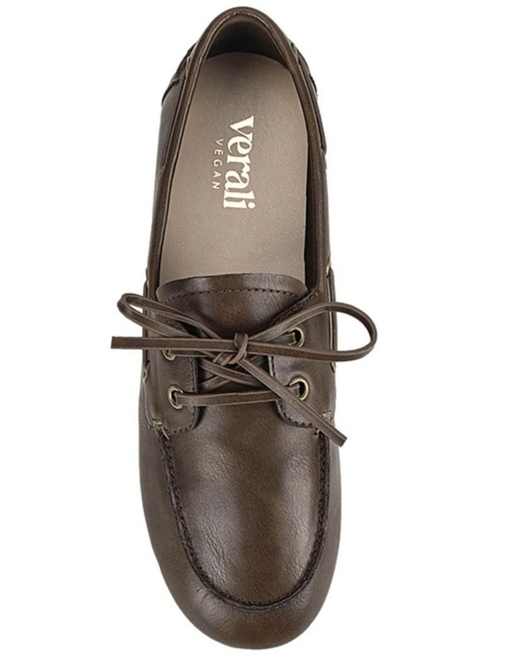 Brody Boat Shoes - Chocolate Brown Distressed image 3