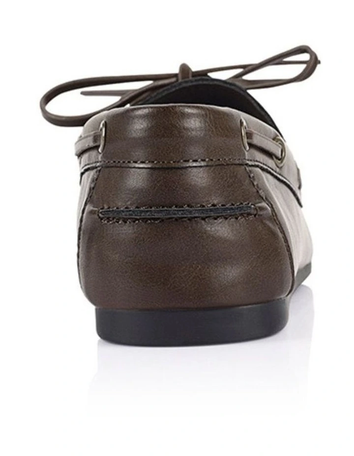 Brody Boat Shoes - Chocolate Brown Distressed image 4