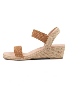 Havan Tan Weave Elastic Espadrilles