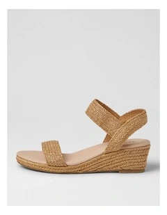 Havan Caramel Weave Elastic Sandals