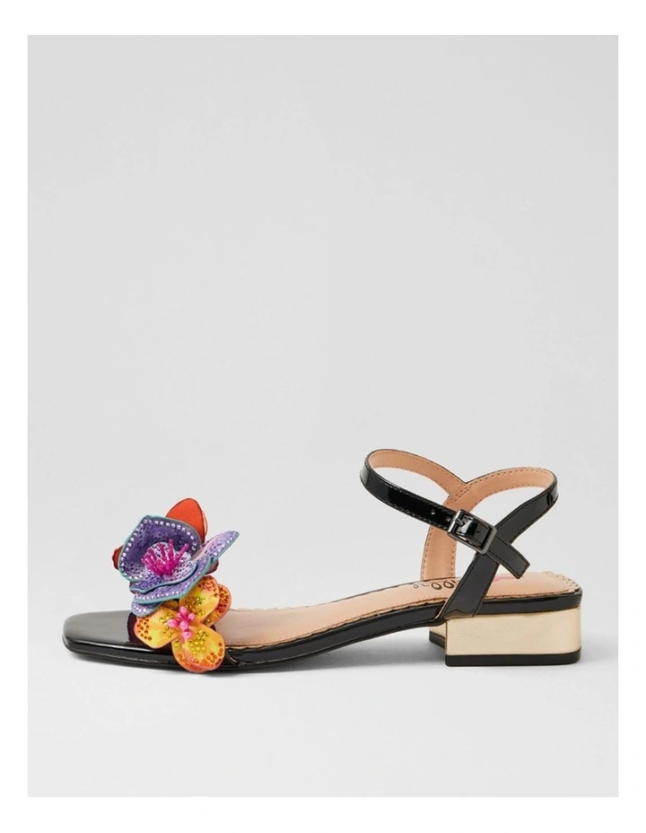 Chrysalis Black Patent Pu Sandals image 1