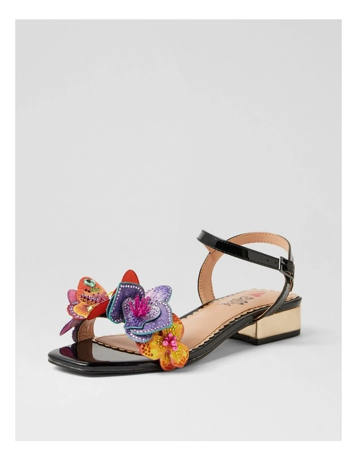 Chrysalis Black Patent Pu Sandals image 2