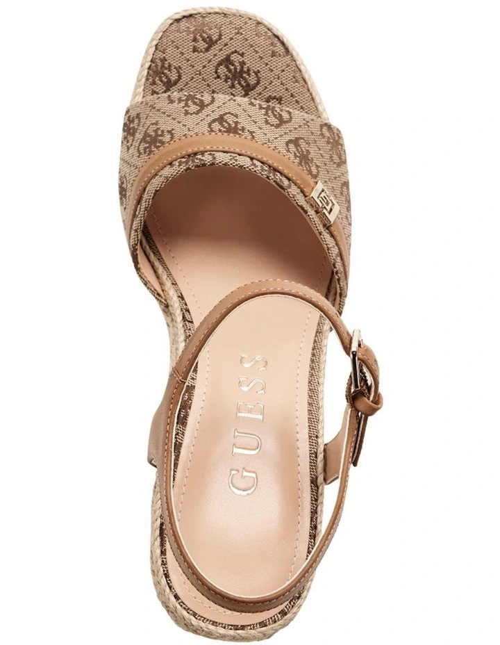 Taani Wedge Heels in Brown image 4