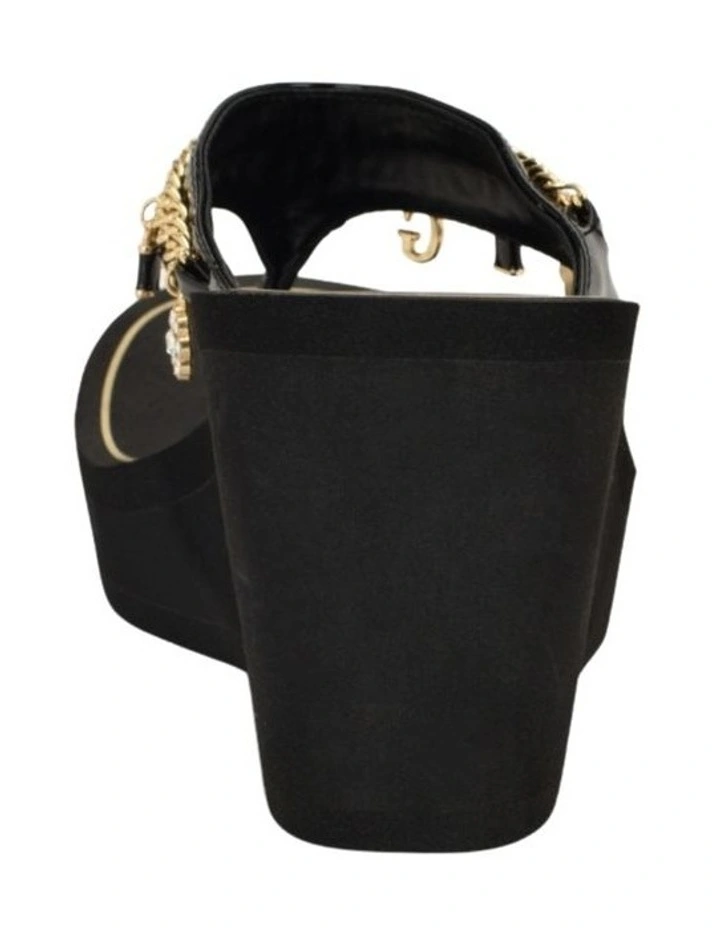 Sutton Wedge Sandal in Black image 4