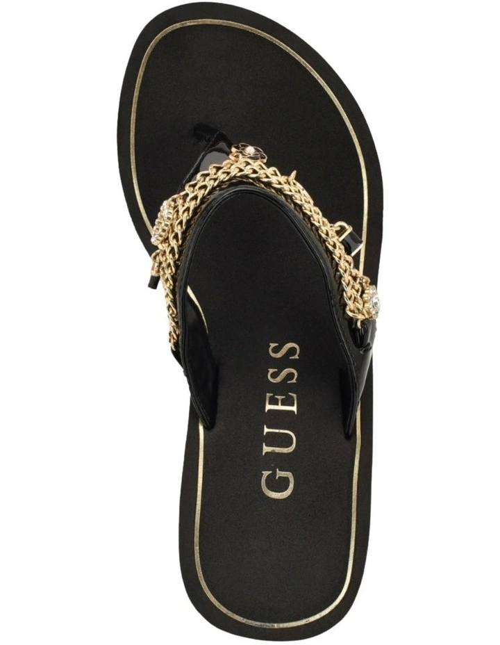 Sutton Wedge Sandal in Black image 5