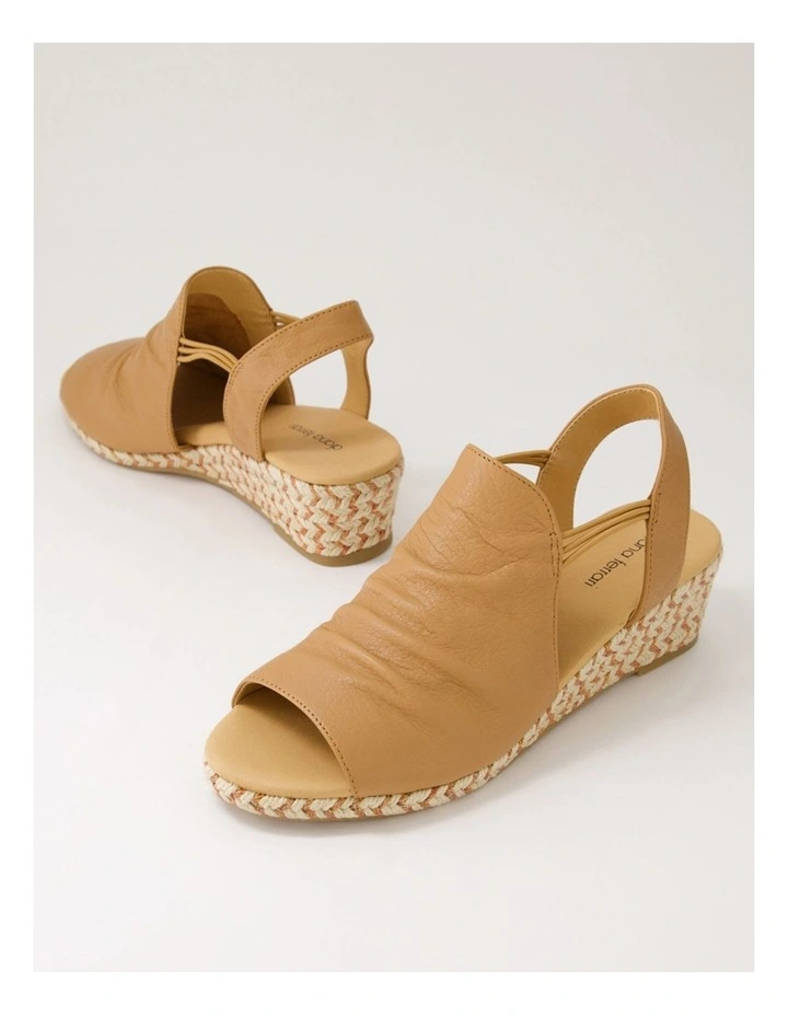 Hlensia Light Tan Multi Rope Leather Sandals image 5