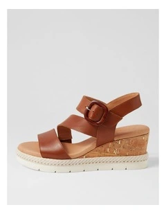 Jennis Cognac Leather Sandals
