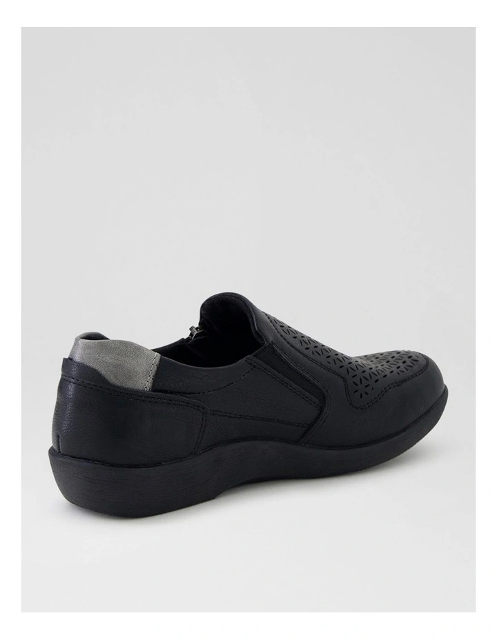 Eleyna Black Slip Ons image 3